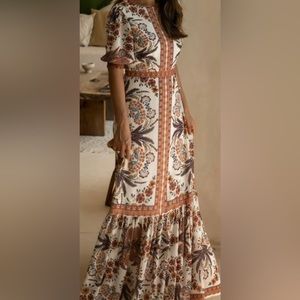 Bohme Arianna Floral Maxi Dress Size XL